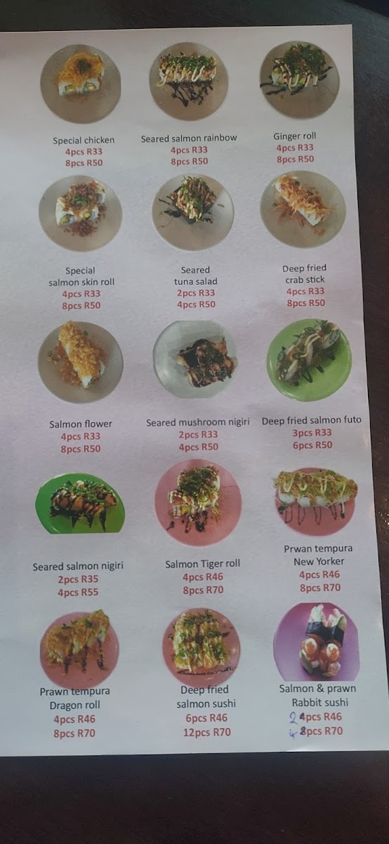 Kamiya Sushi Photo Menu 9