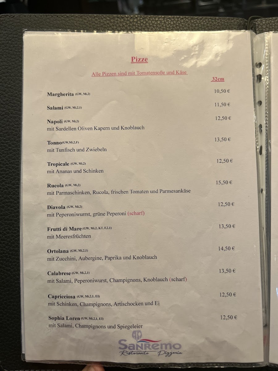 Ristorante Pizzeria Sanremo Fechingen Photo Menu 7