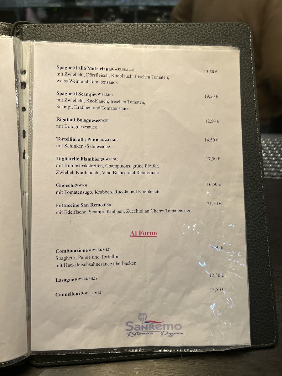 Ristorante Pizzeria Sanremo Fechingen Photo Menu 8