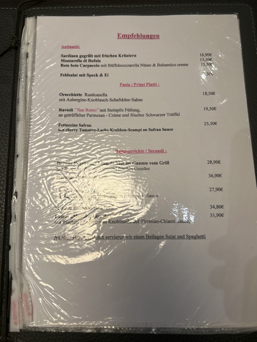 Ristorante Pizzeria Sanremo Fechingen Photo Menu 9