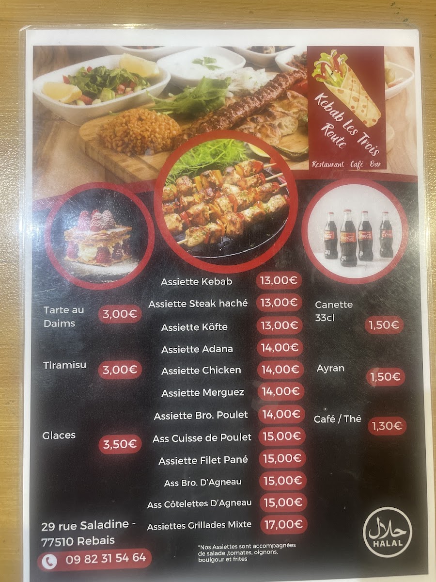 Restaurant Kebab Le Bar Des Trois Routes Photo 10