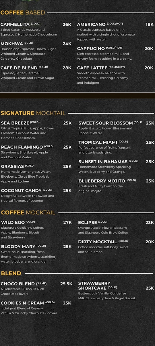 Billions Coffee Tulungagung Photo Menu 3