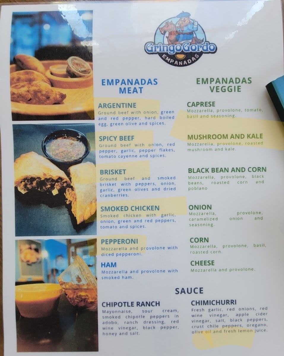 Gringo Gordo Photo Menu 1