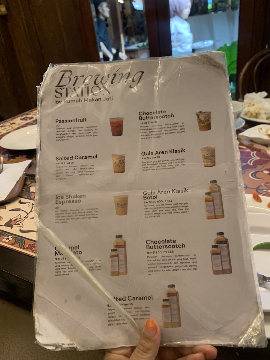 Rumah Makan Jati Photo Menu 1