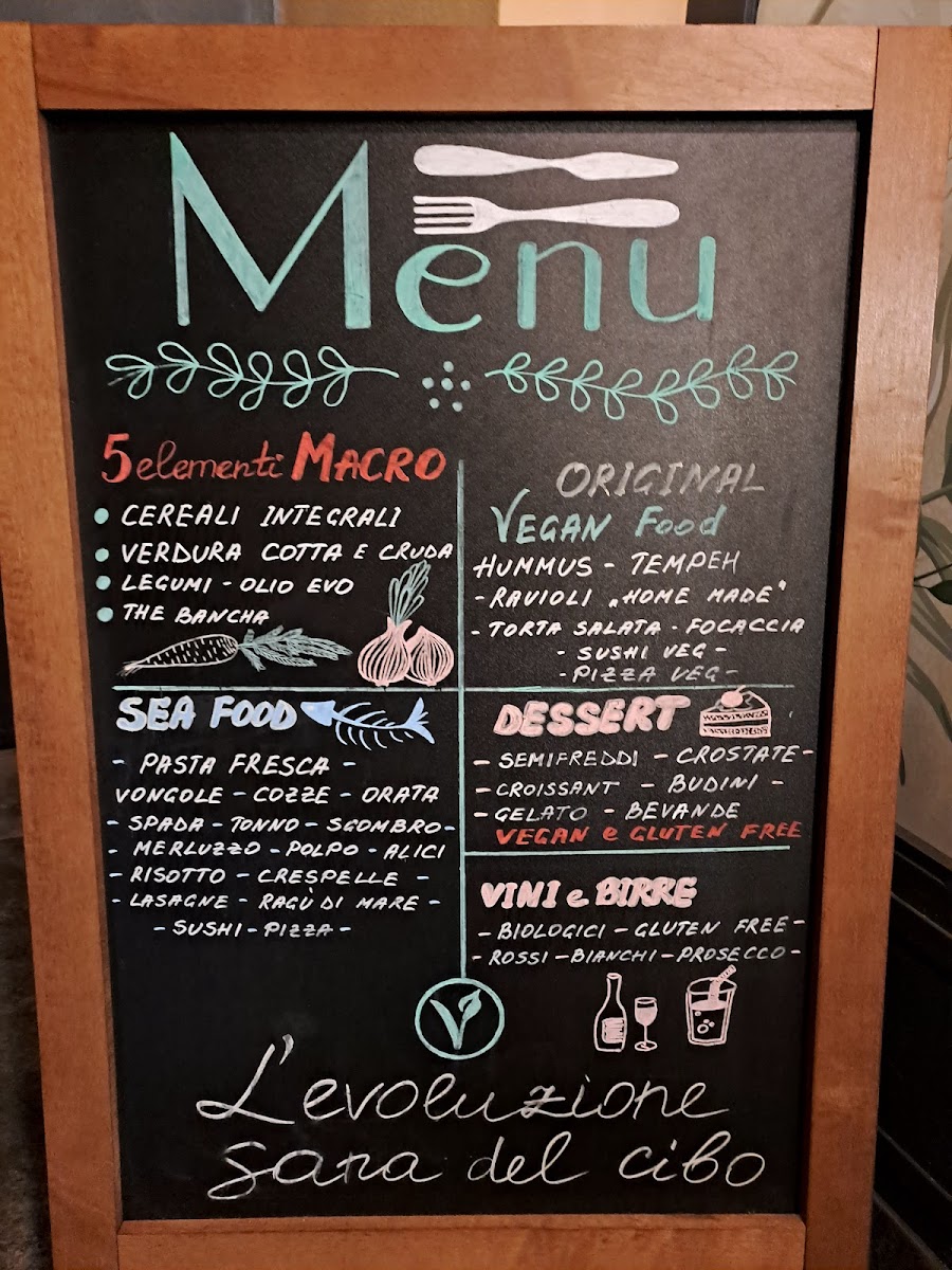Bistrot Macro Vegan Photo Menu 2