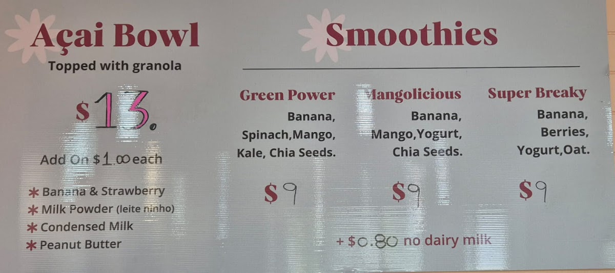 Do Canto Cafe Photo Menu 4