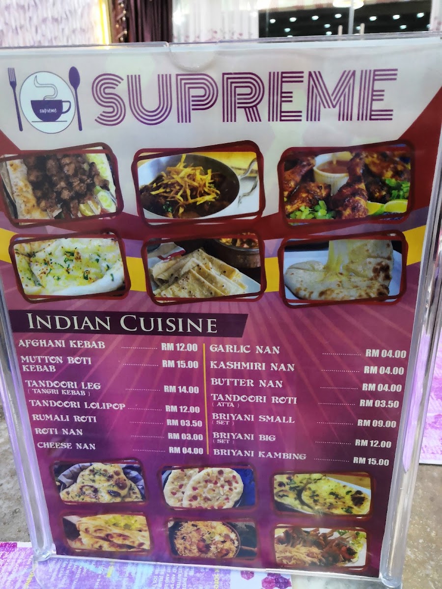 Supreme II Multicuisine Restaurant Photo Menu 2