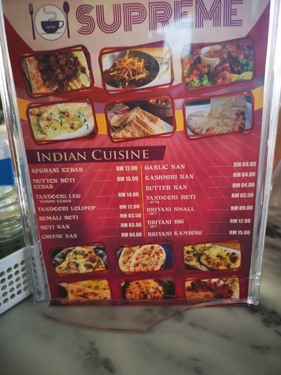 Supreme II Multicuisine Restaurant Photo Menu 4