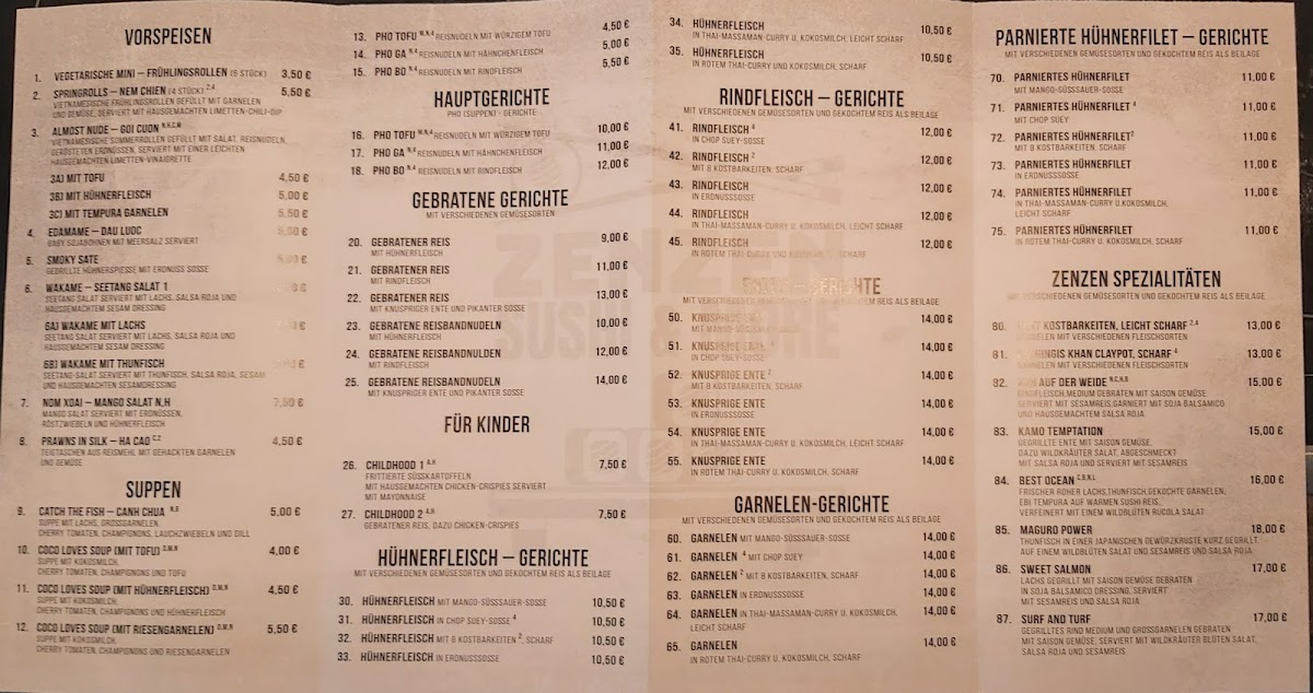 ZenZen SUSHI&MORE Photo Menu 3