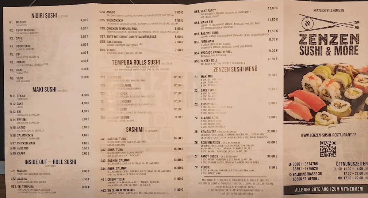 ZenZen SUSHI&MORE Photo Menu 4