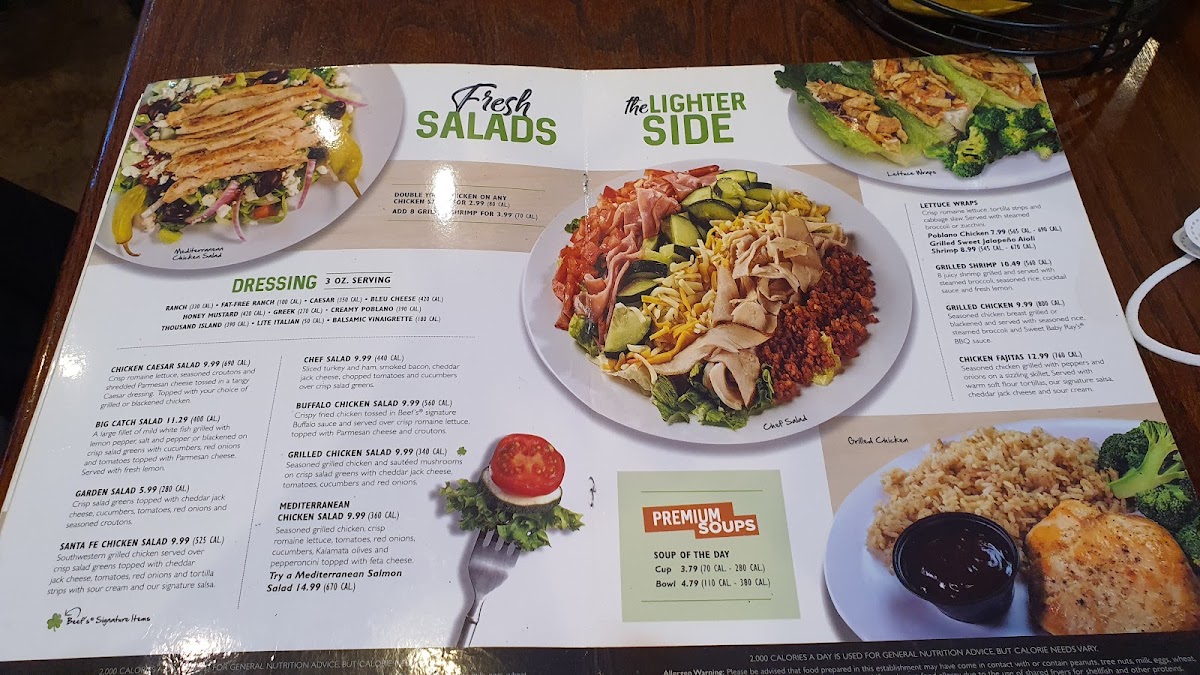 Beef 'O' Brady's Photo Menu 6
