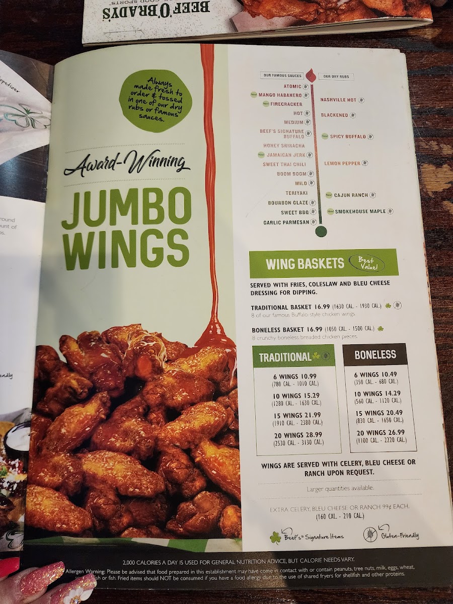 Beef 'O' Brady's Photo Menu 7