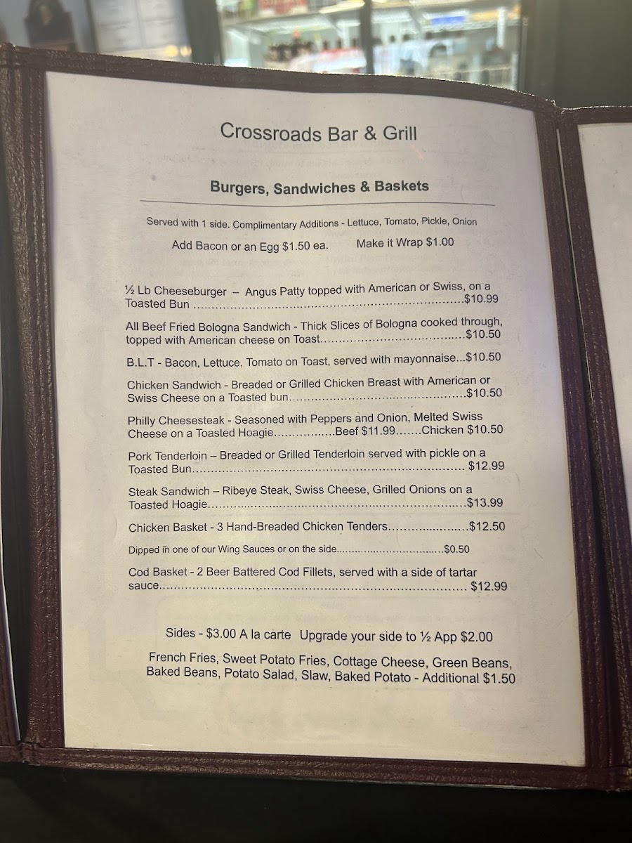 Crossroads Bar & Grill Photo Menu 4