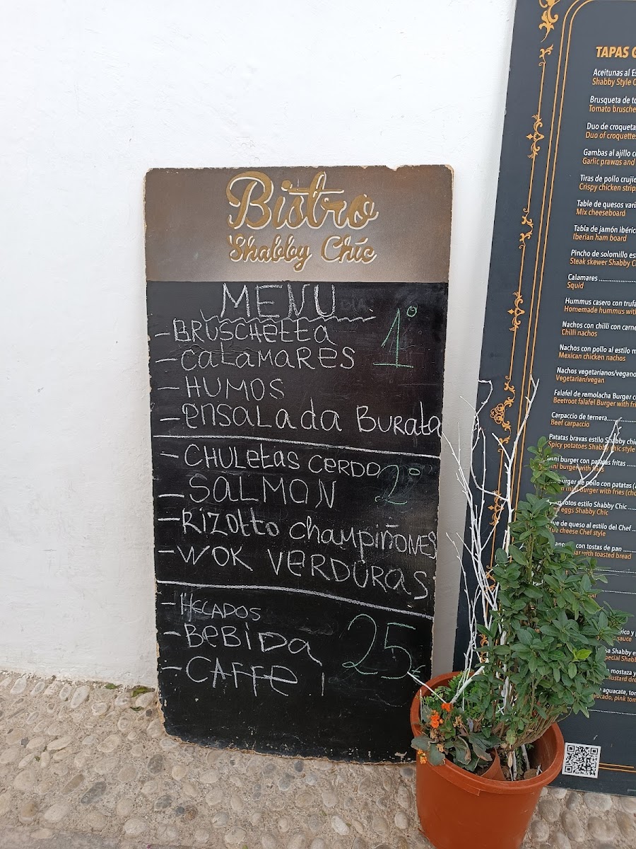 Bistro Shabby Chíc Photo Menu 7