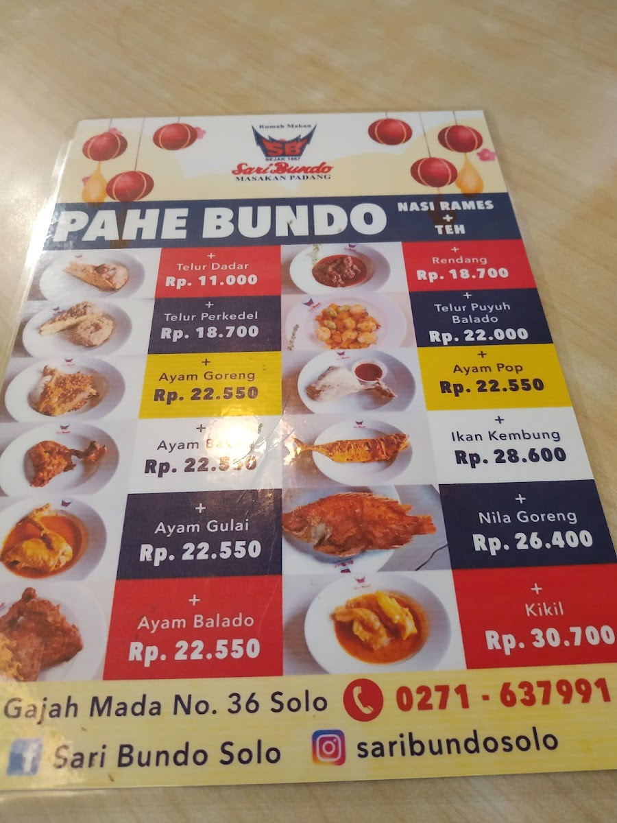 RM Sari Bundo Photo Menu 9