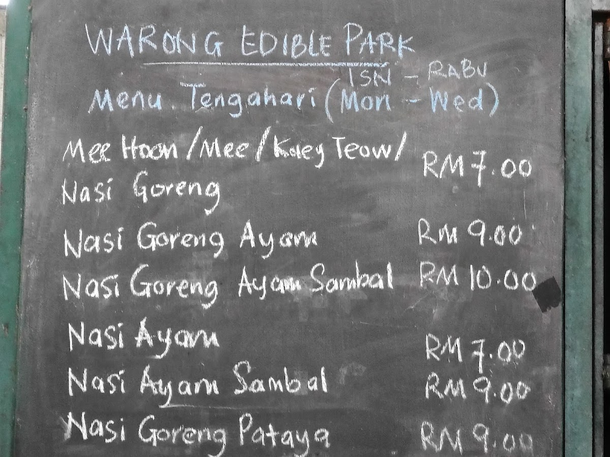 Warung • Edible Park Photo Menu 3