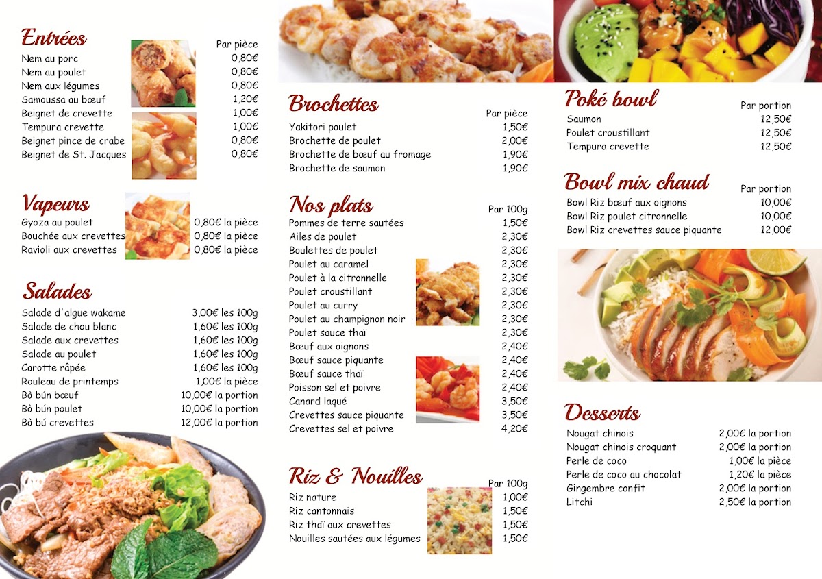 Wok d'Asie Photo Menu 4