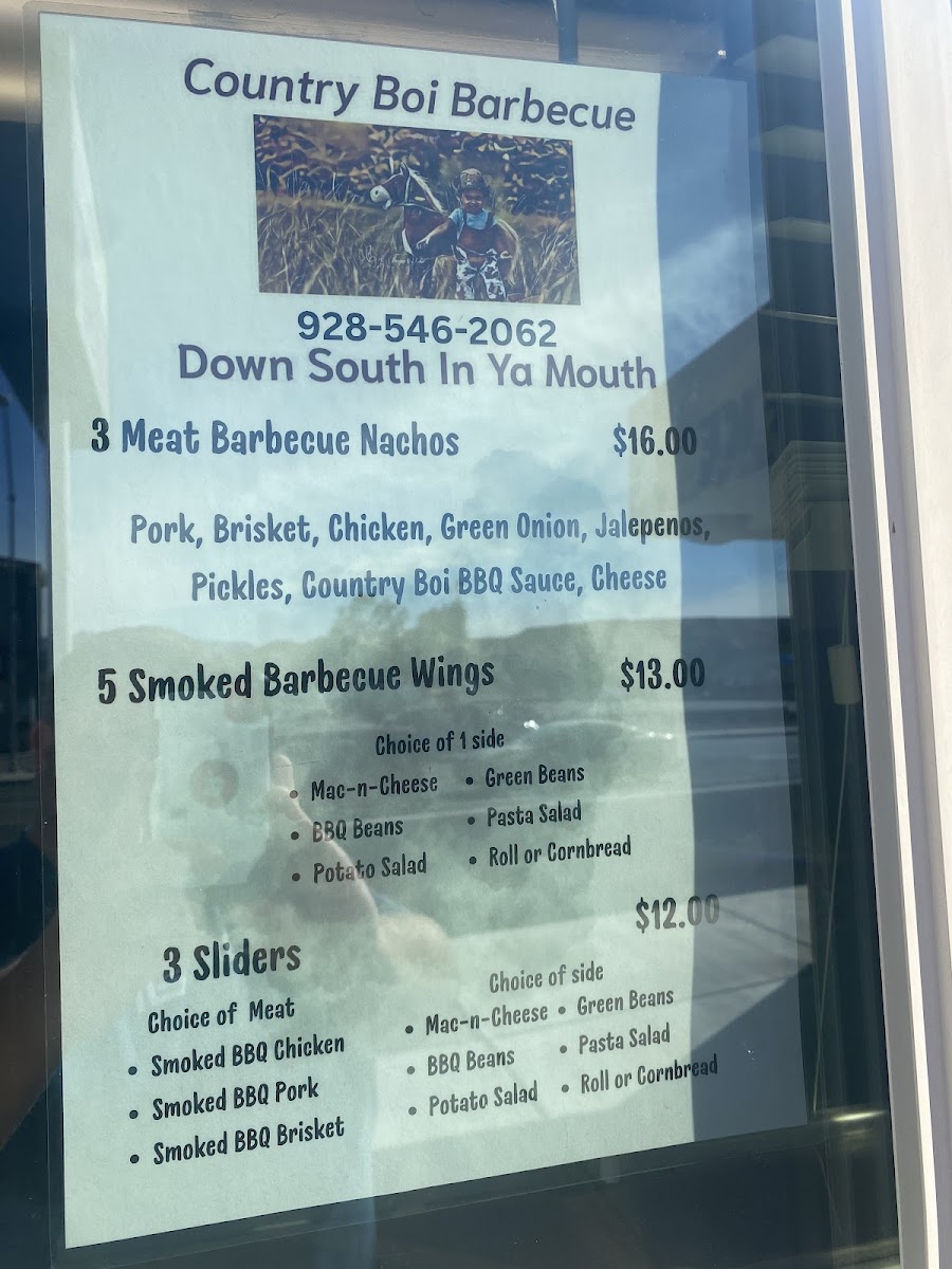Country BOI BBQ - The Smoke Shack Photo Menu 1