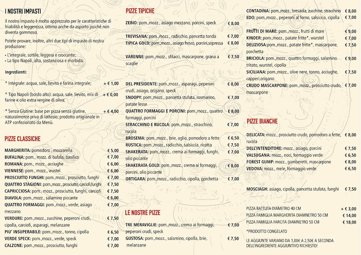 Pizzeria da Zio Cecio Photo Menu 1
