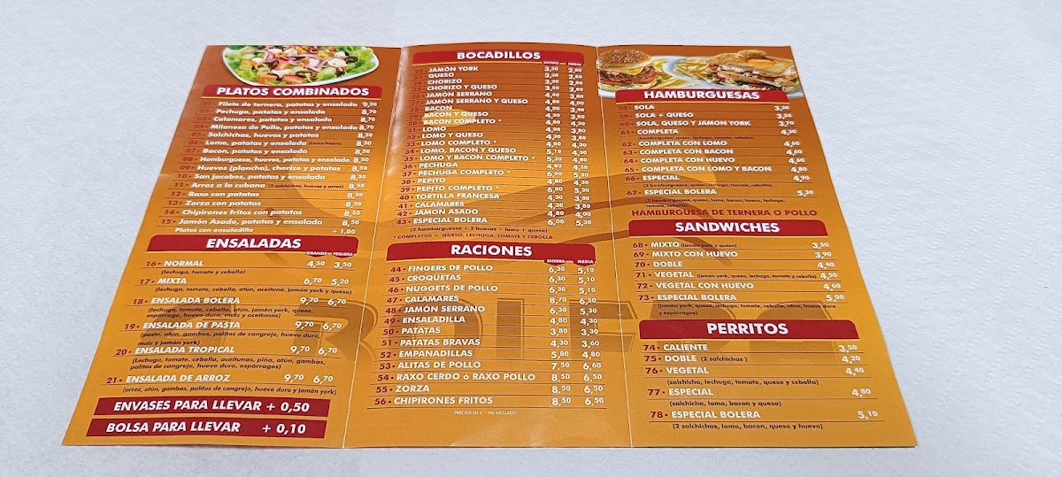 Burger A Bolera Photo Menu 1