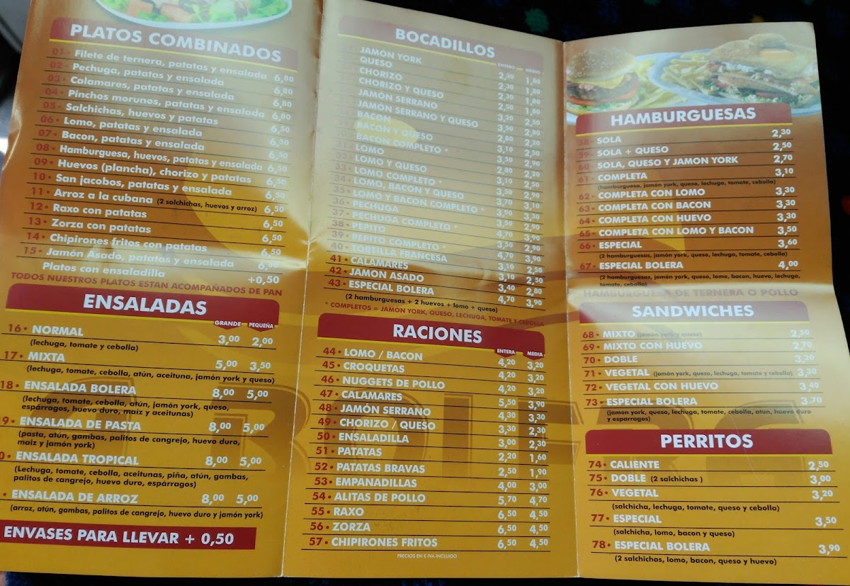 Burger A Bolera Photo Menu 5