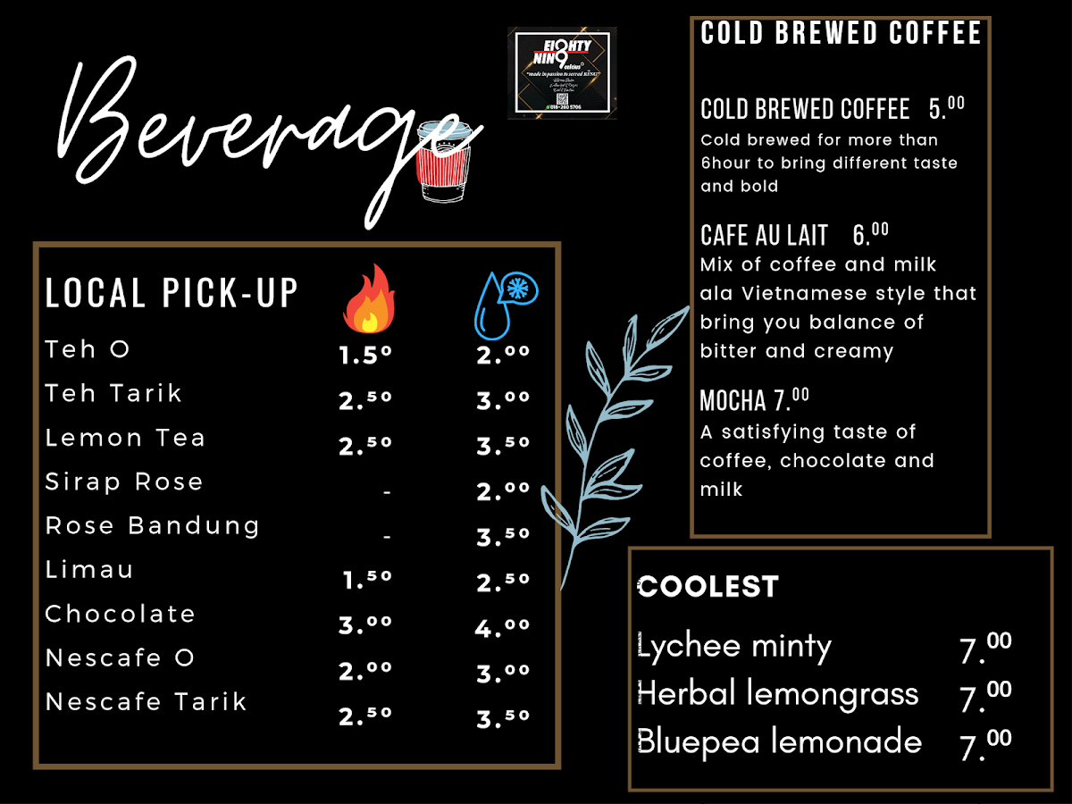 Eightynine Celcius Perlis Photo Menu 3