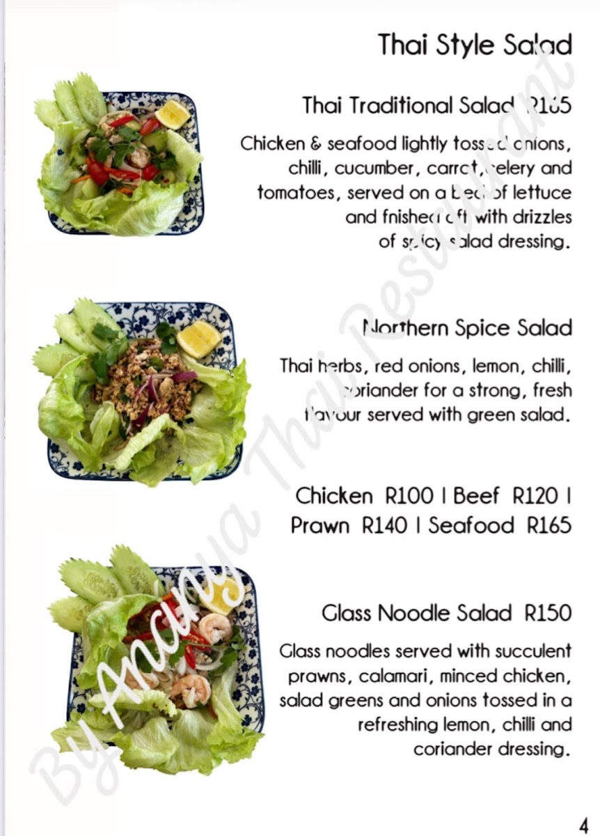 Ananya Thai Restaurant Photo Menu 5