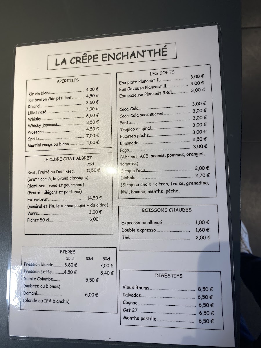 La Crêpe Enchan’Thé Photo Menu 2