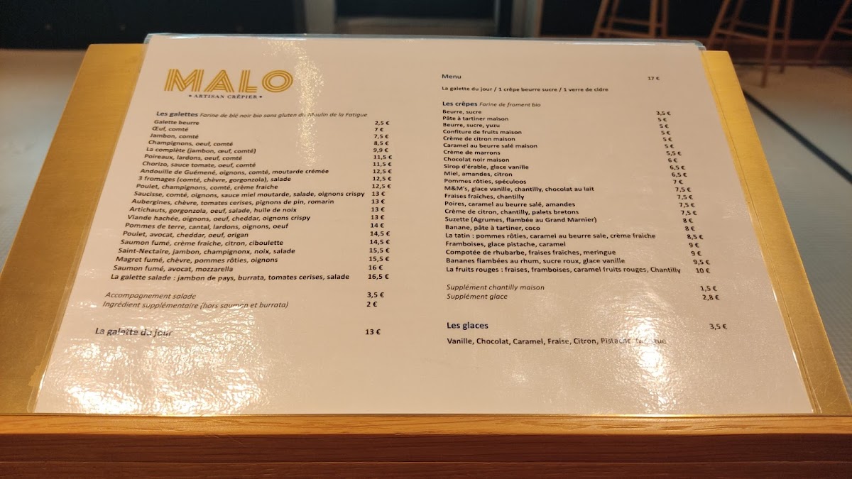 Malo - Printemps Photo Menu 4