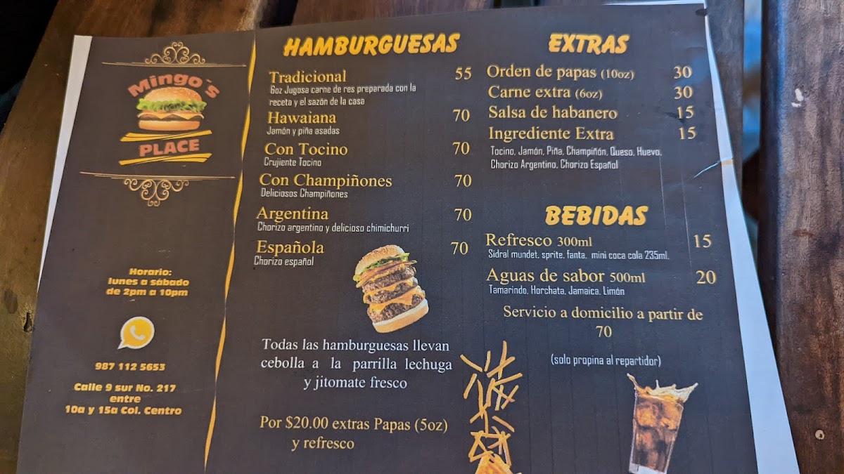Mingo's Place Photo Menu 10