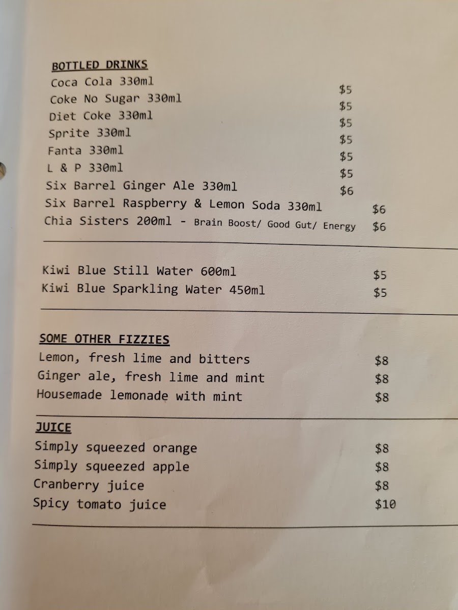 Trocadero Coffee Bar Photo Menu 6