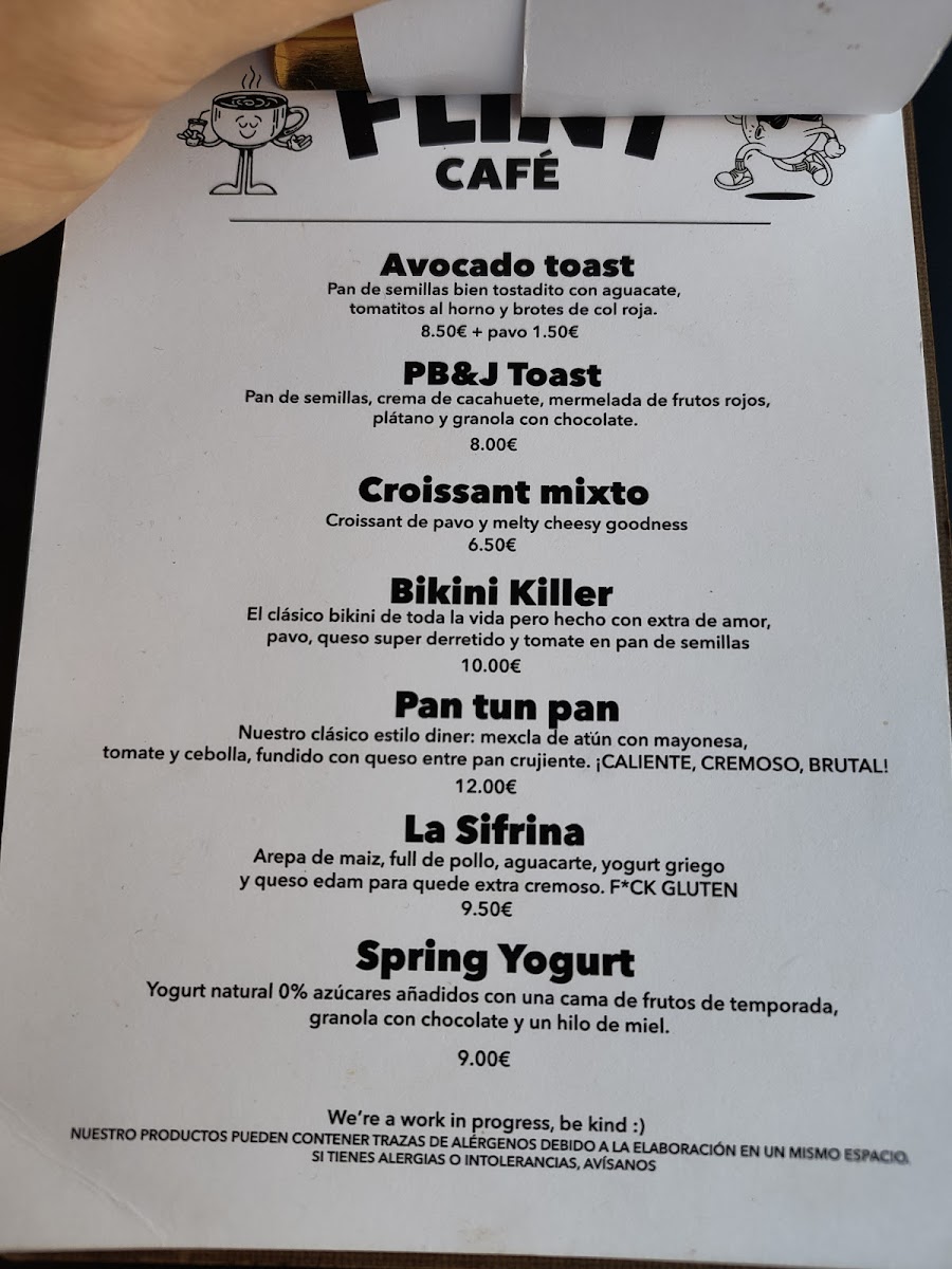 Flint café Photo Menu 2