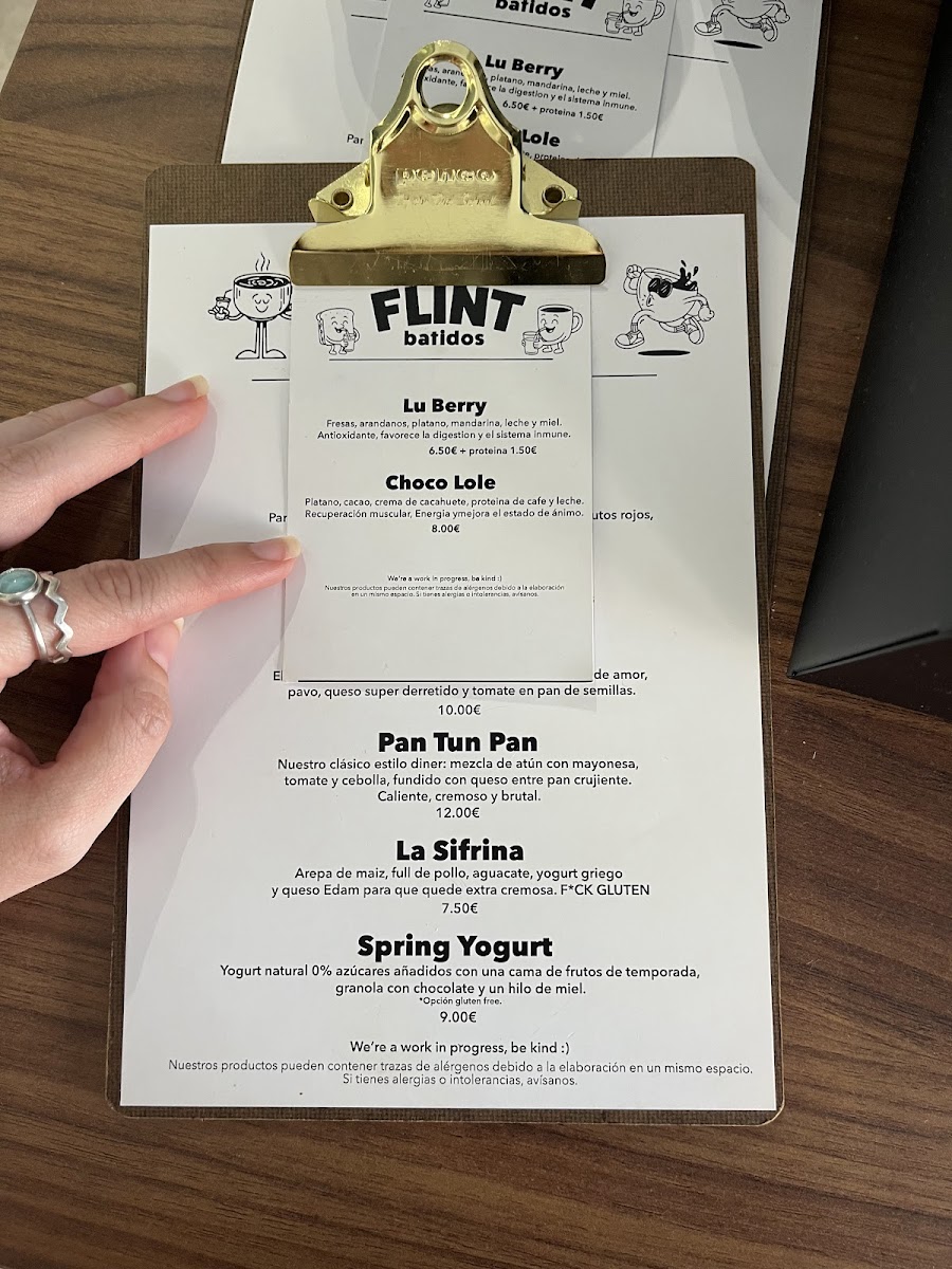 Flint café Photo Menu 6