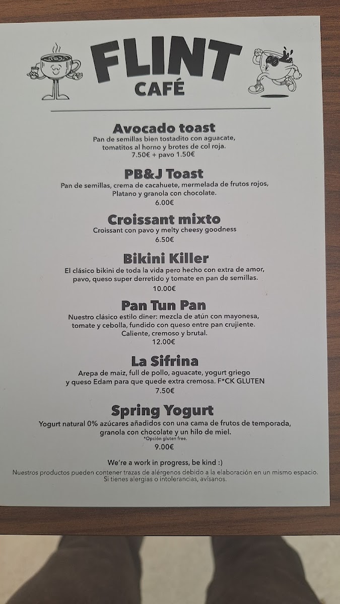 Flint café Photo Menu 7