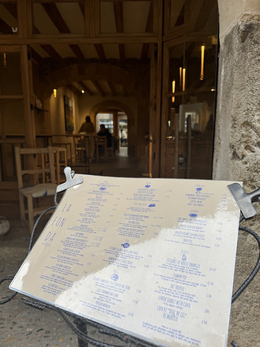 Restaurante La Fonda de l’Aigua Photo Menu 10