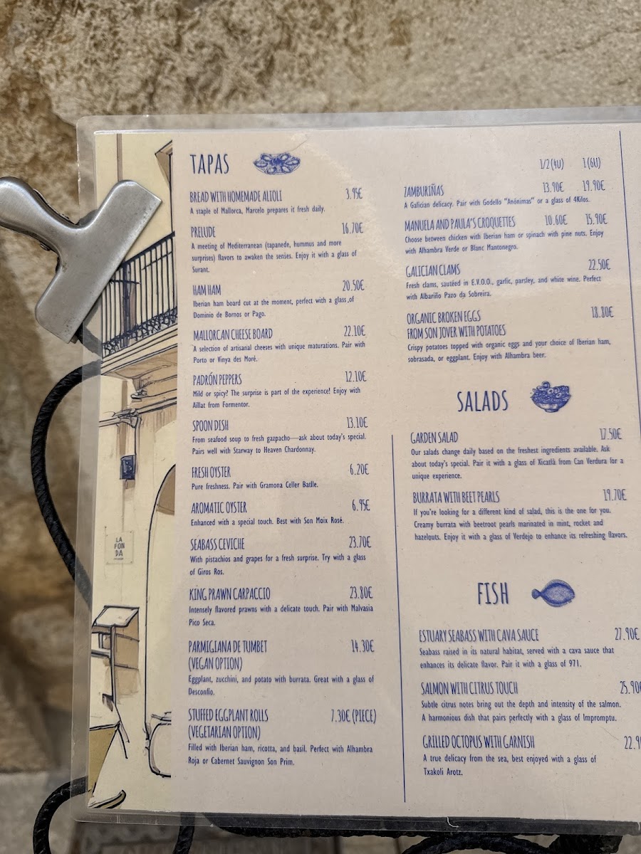 Restaurante La Fonda de l’Aigua Photo Menu 2