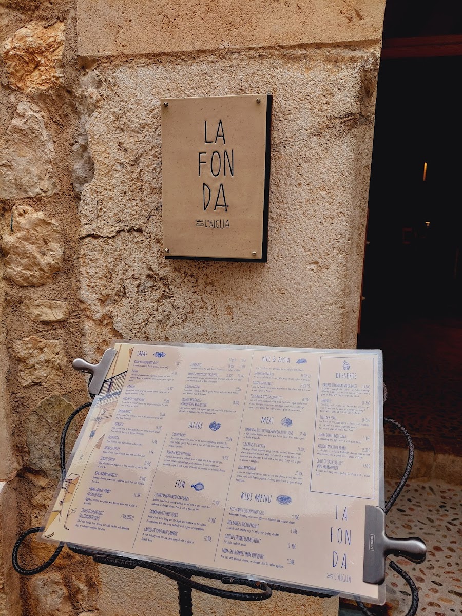 Restaurante La Fonda de l’Aigua Photo Menu 4