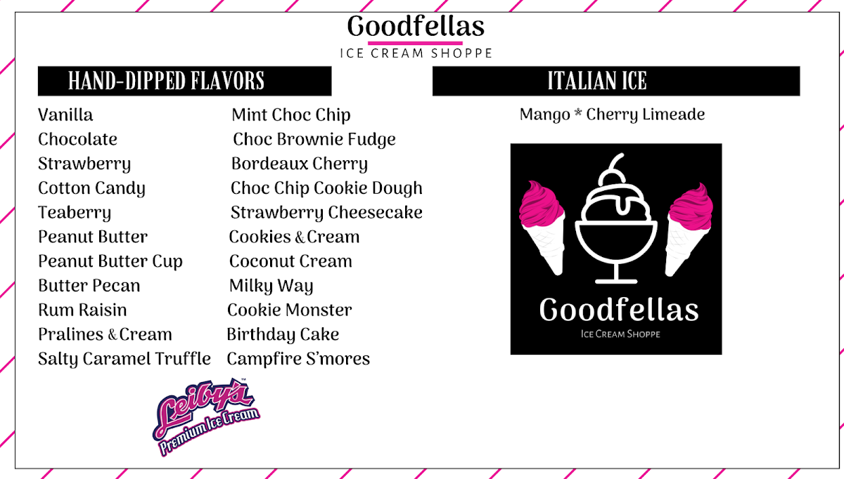 Goodfella’s Ice Cream Shoppe Photo Menu 4
