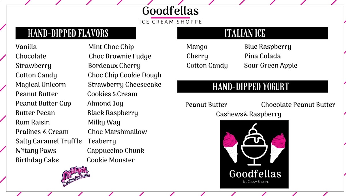 Goodfella’s Ice Cream Shoppe Photo Menu 6