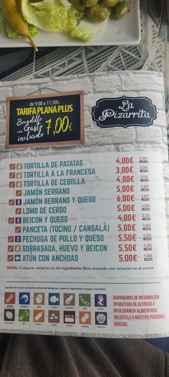 La Pizarrita (Tapeo de Mercado) Photo Menu 10