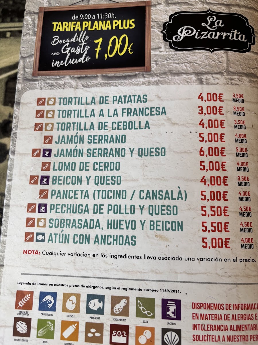 La Pizarrita (Tapeo de Mercado) Photo Menu 7