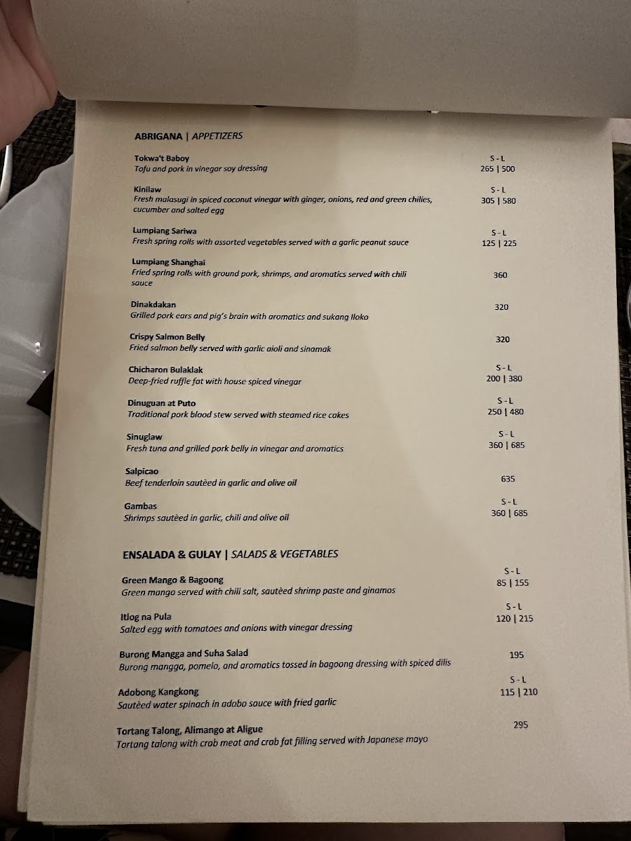 Tola, Kan-anan sa Balay Oboza Photo Menu 4