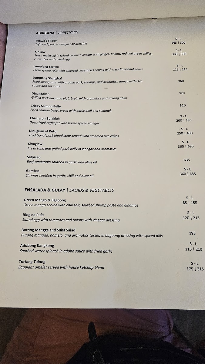 Tola, Kan-anan sa Balay Oboza Photo Menu 8