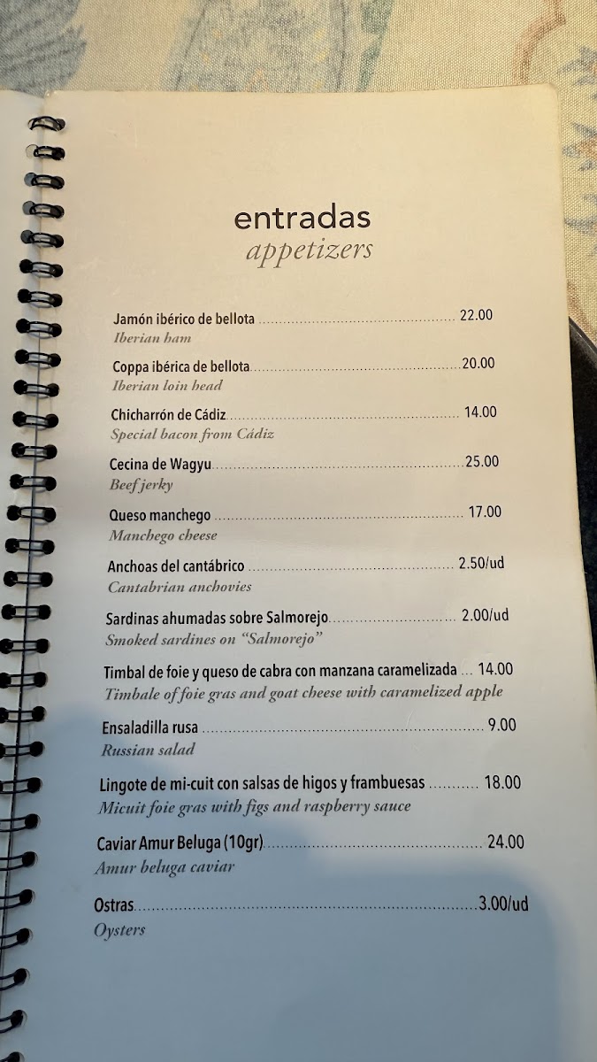 Restaurante Cienfuegos Photo Menu 3