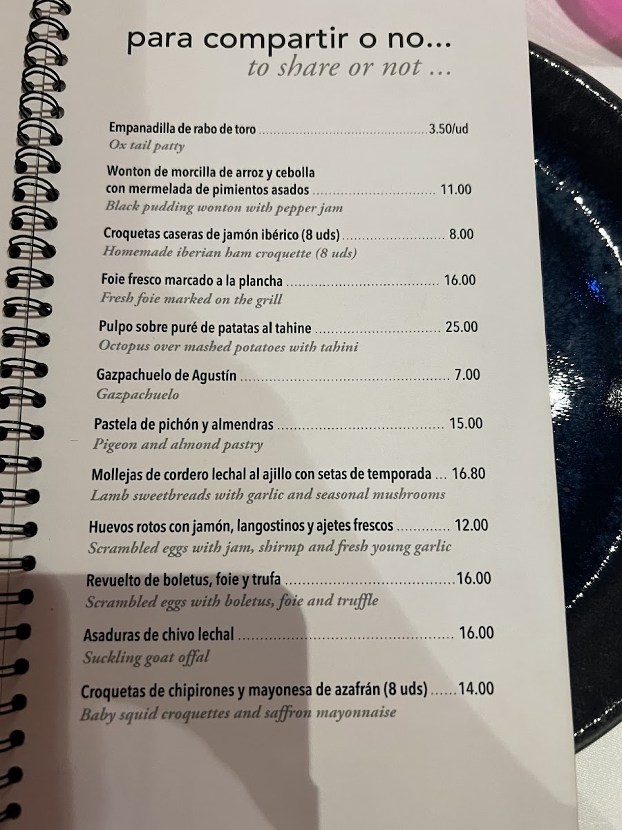 Restaurante Cienfuegos Photo Menu 5