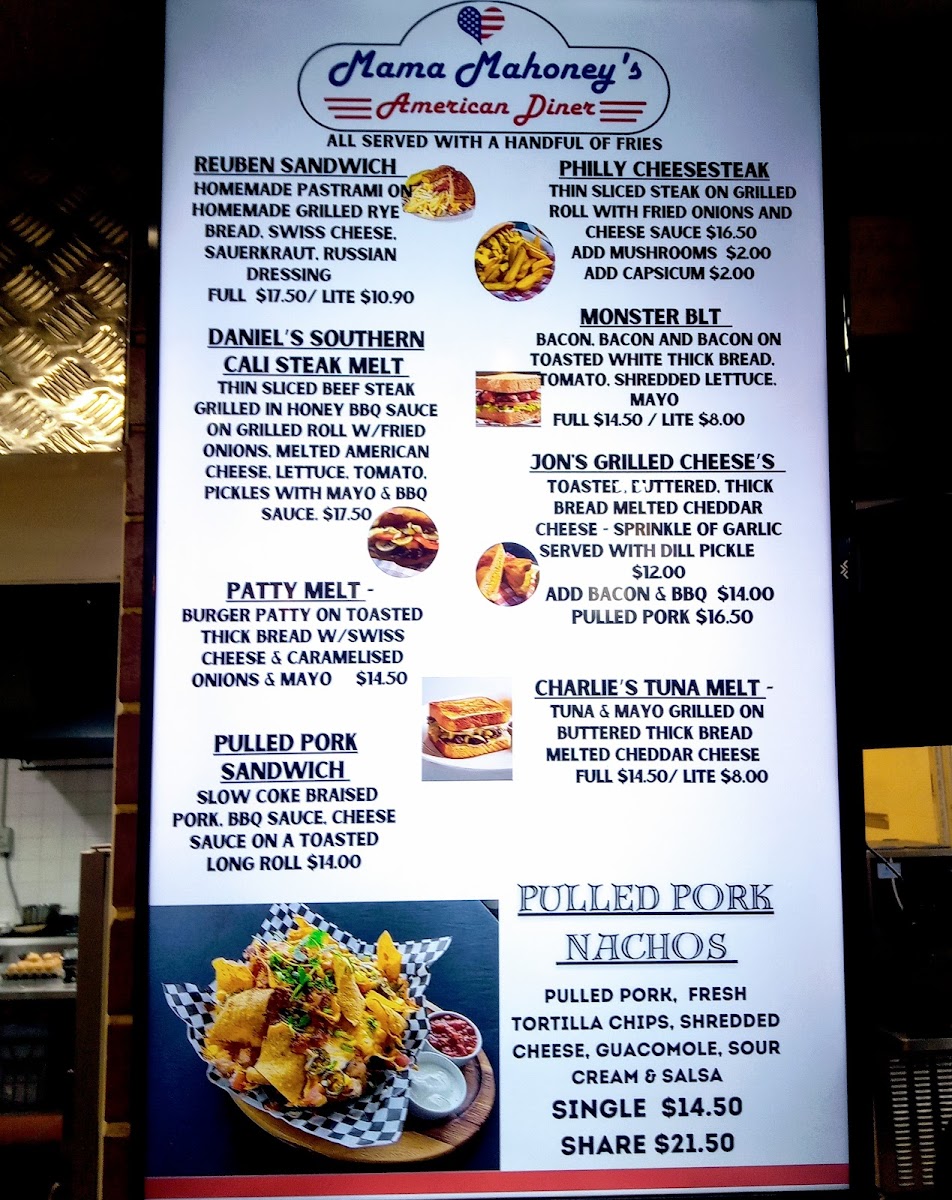 Mama Mahoney's American Diner Photo Menu 6