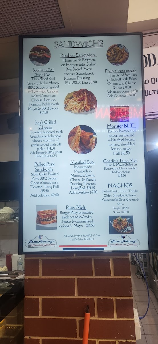 Mama Mahoney's American Diner Photo Menu 8