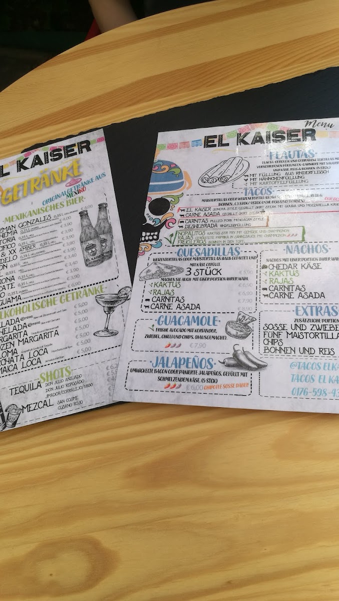 Tacos El Kaiser Photo Menu 7