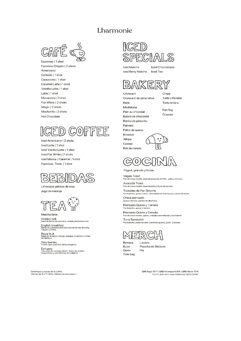 Lharmonie Photo Menu 1