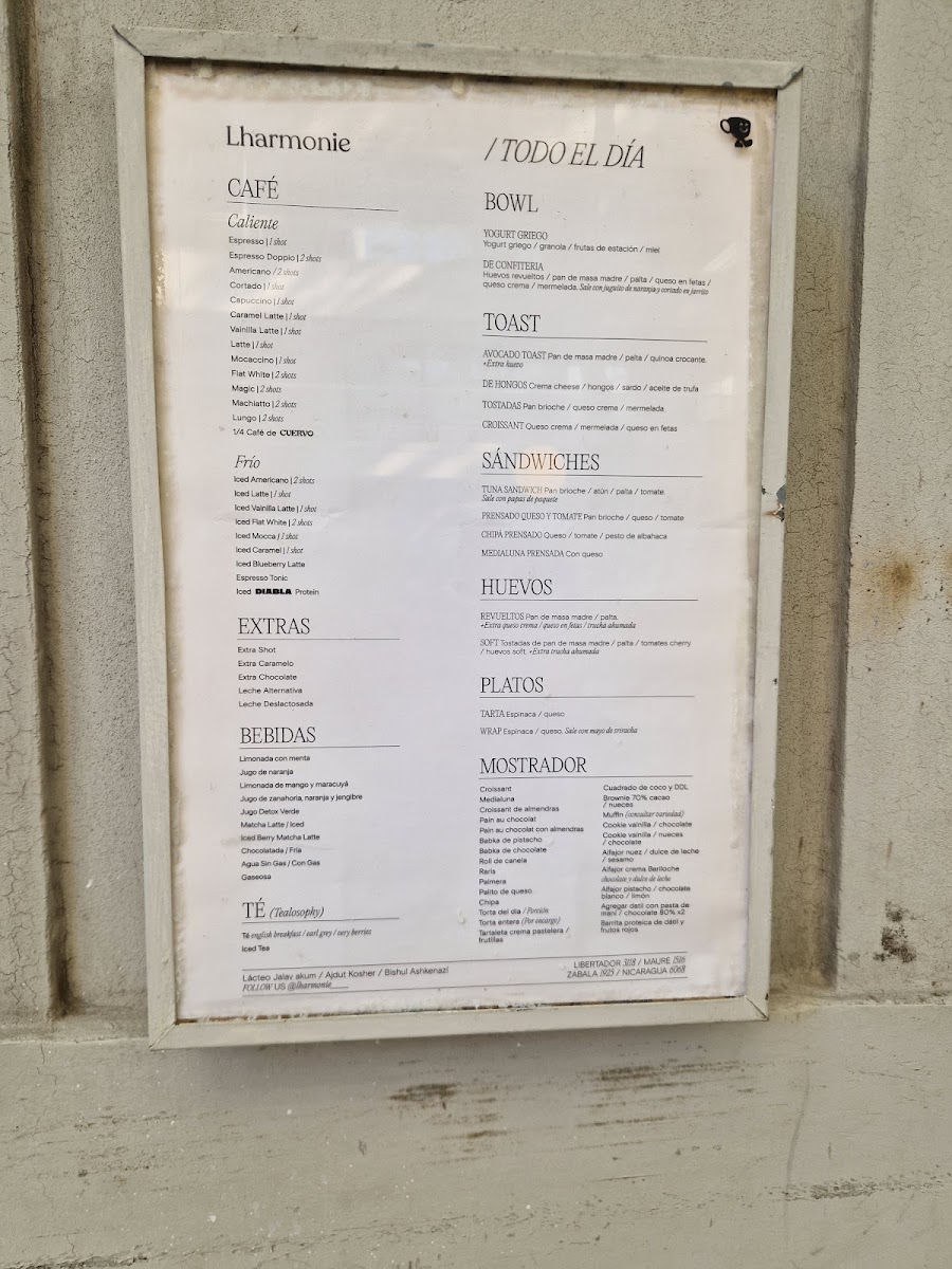 Lharmonie Photo Menu 2